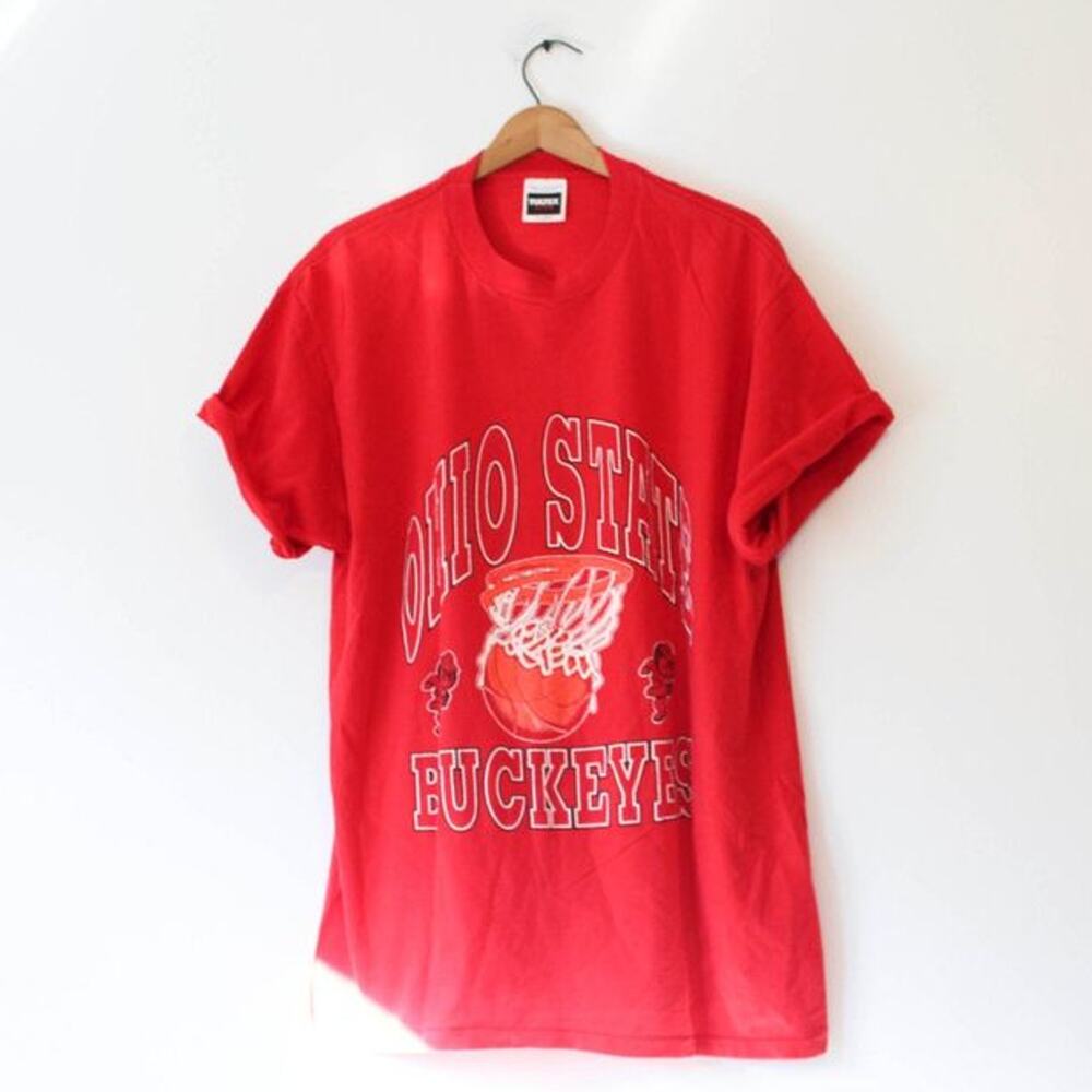 Vintage Ohio State Buckeyes OSU Buckeyes Basketball T Shirt XL